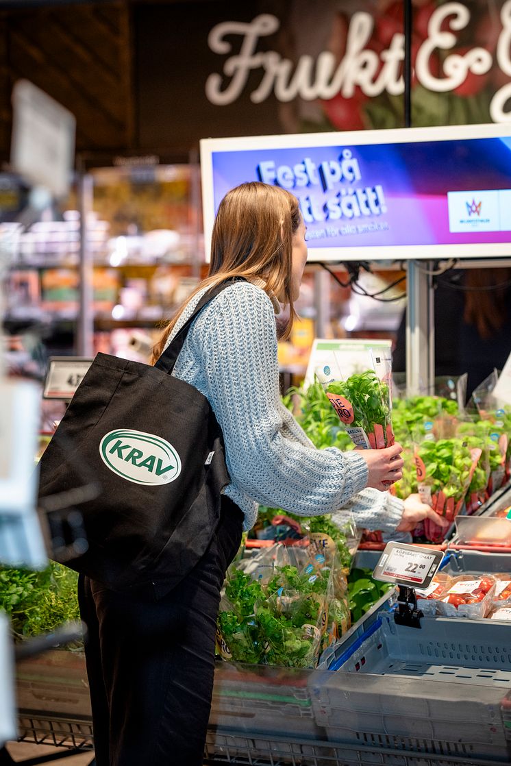 Försäljningen av KRAV-märkt ökar